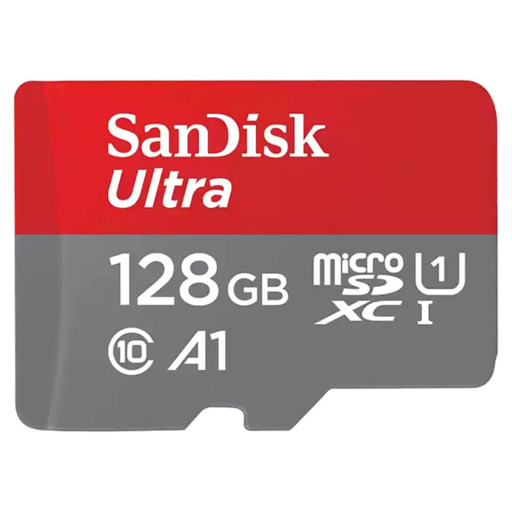 Карта памяти SanDisk Ultra UHS I 128GB MicroSD Card 140MB/s R for Smartphones Цвет: черный